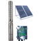 1 To 28 Cube H 4 Inch DC Deep Well Solar Powered BLDC Water Pump For Irrigation